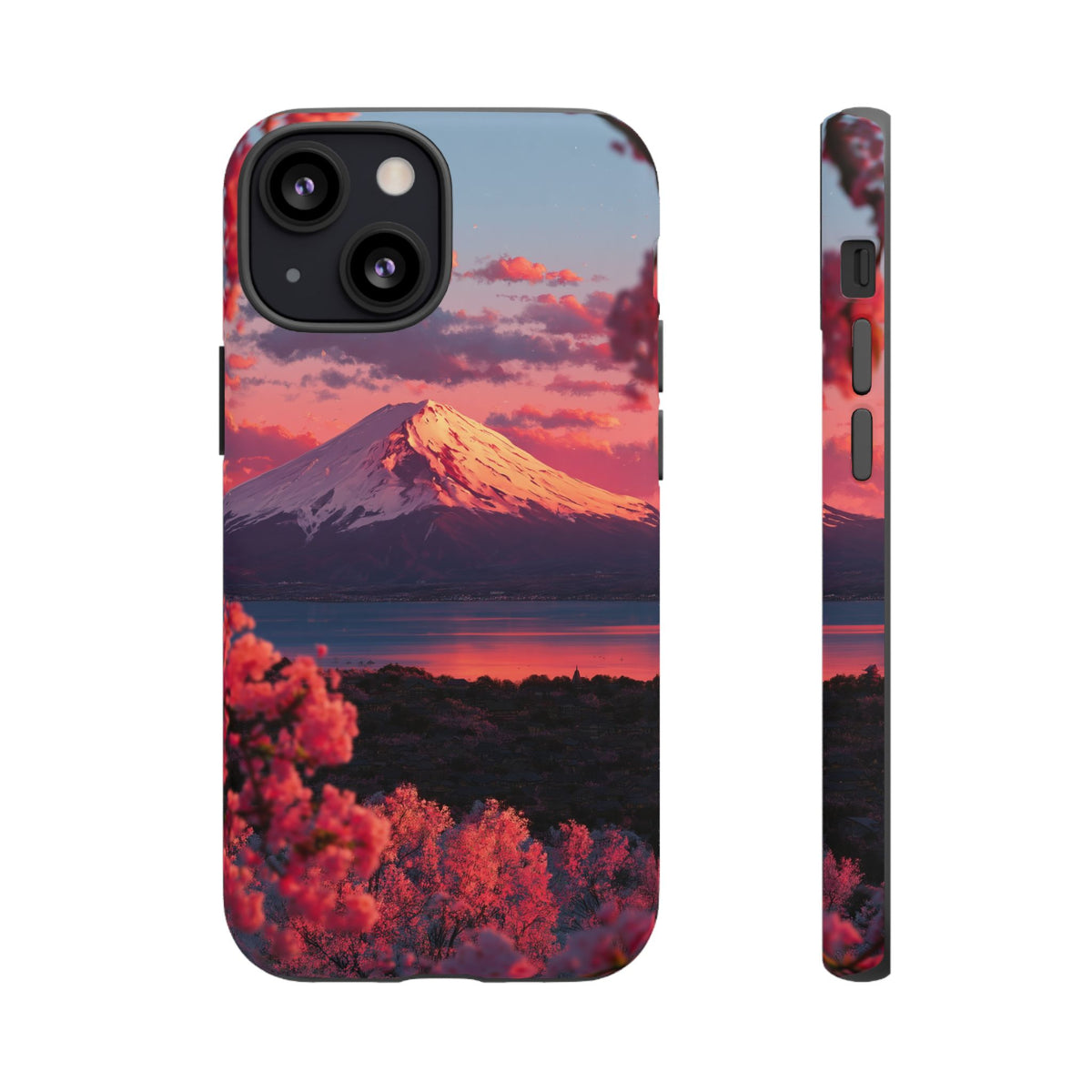 Fuji Rose Horizon iPhone Tough Phone Case