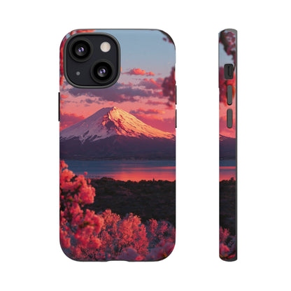 Fuji Rose Horizon iPhone Tough Phone Case