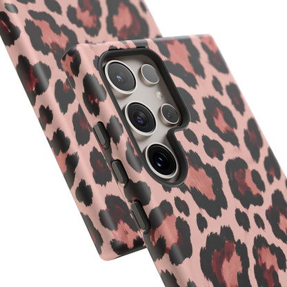 Wild Burgundy Samsung Galaxy Tough Case | leopard print