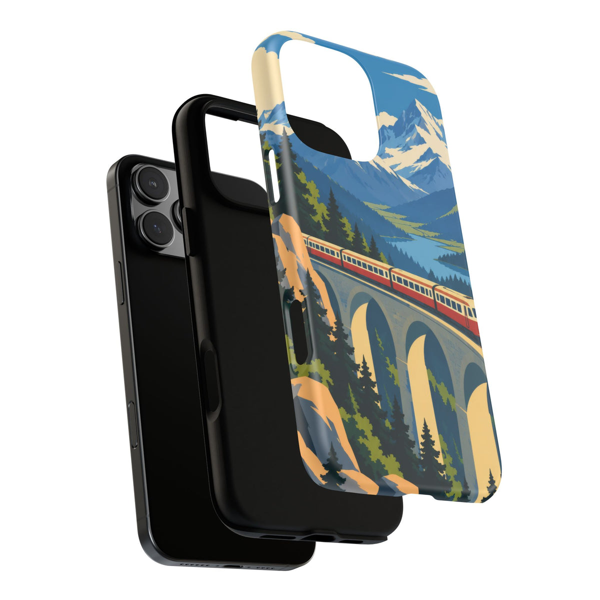 Travel by Train — Alpine Express iPhone Tough Case | train travel