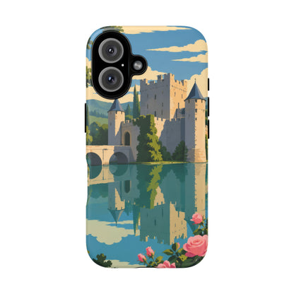 English Castle — Moat and Roses iPhone Tough Case