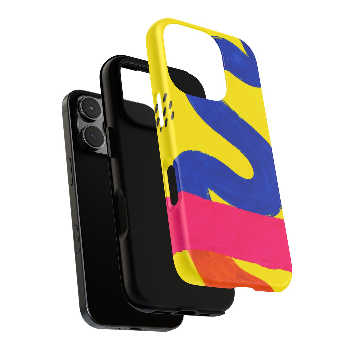 Offbeat iPhone Tough Case | Abstract Color Block Art
