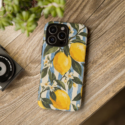 Riviera Lemons iPhone Tough Case | lemon print