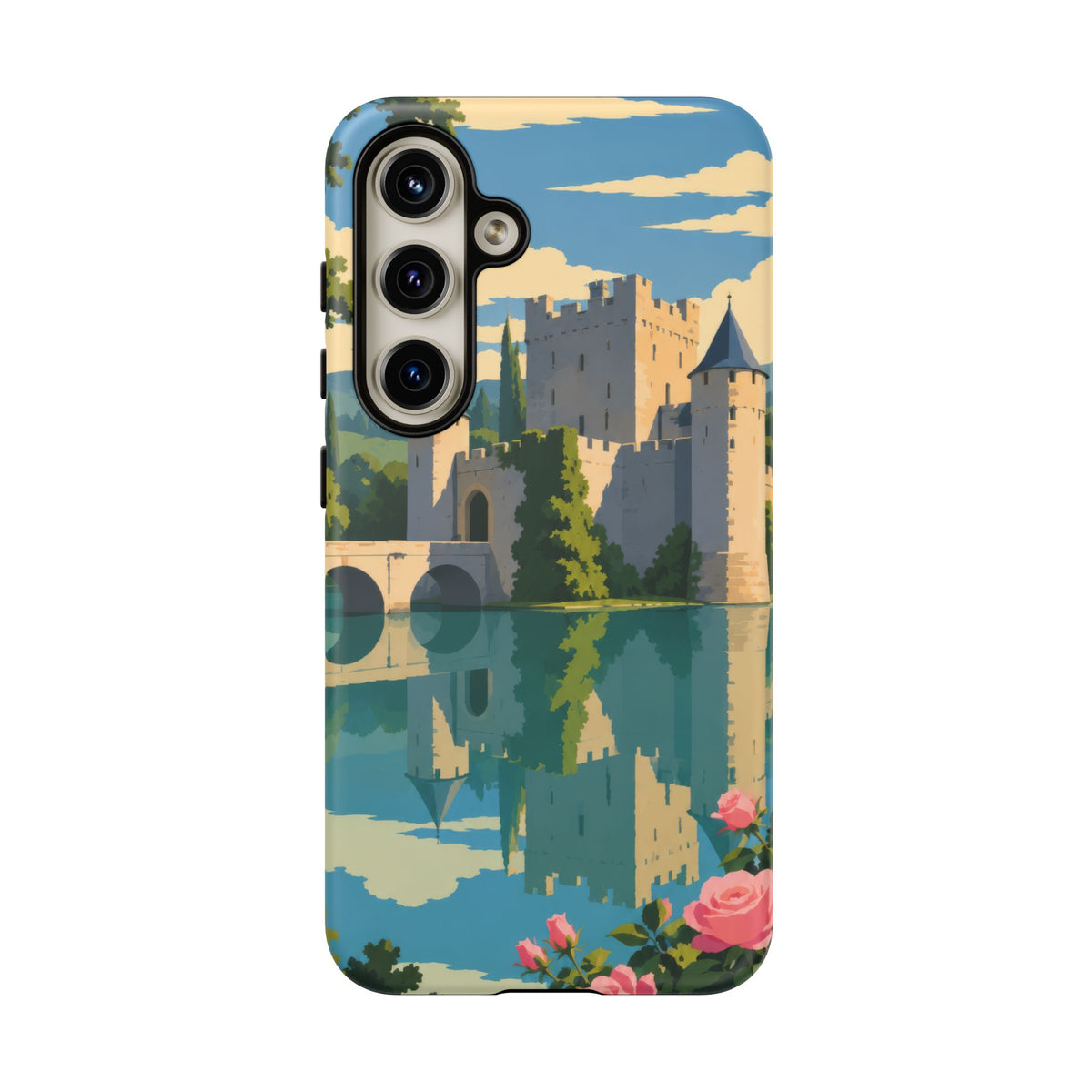 English Castle — Moat and Roses Samsung Galaxy Tough Case