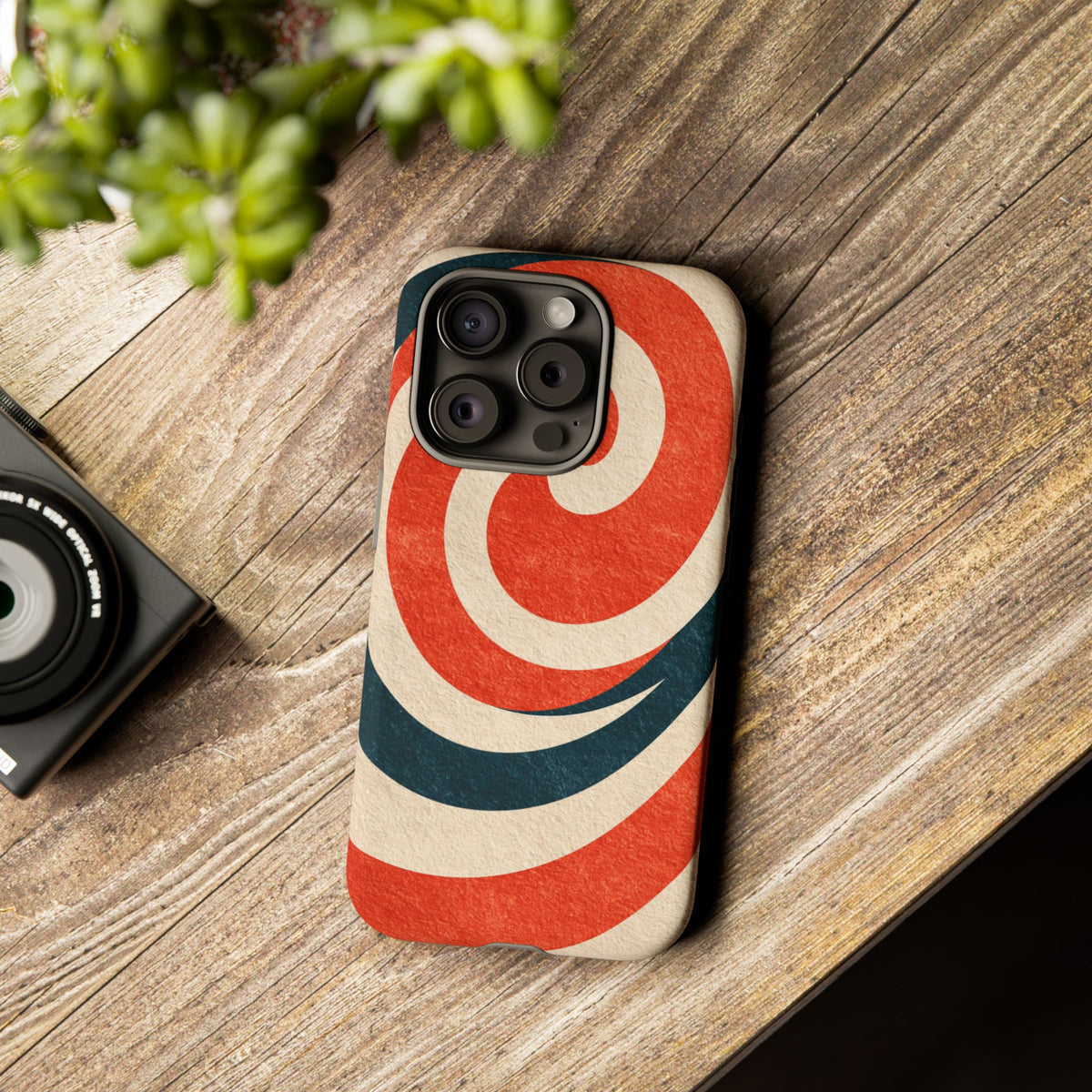 Ember Spiral iPhone Tough Phone Case