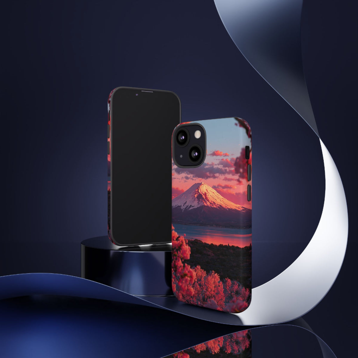 Fuji Rose Horizon iPhone Tough Phone Case
