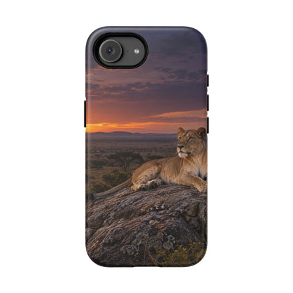 Lioness in the Blue Hour iPhone Tough Case