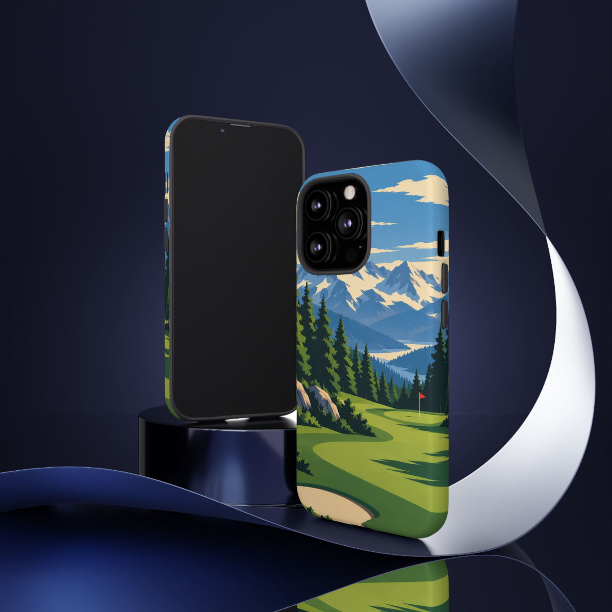 Mountain Golf — Alpine Fairway iPhone Tough Case