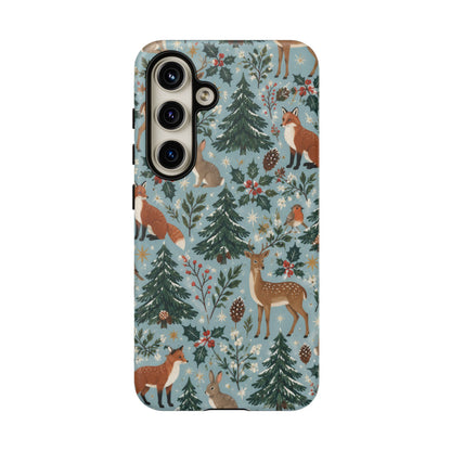 Winter Woodland Gathering Samsung Galaxy Tough Case | woodland christmas