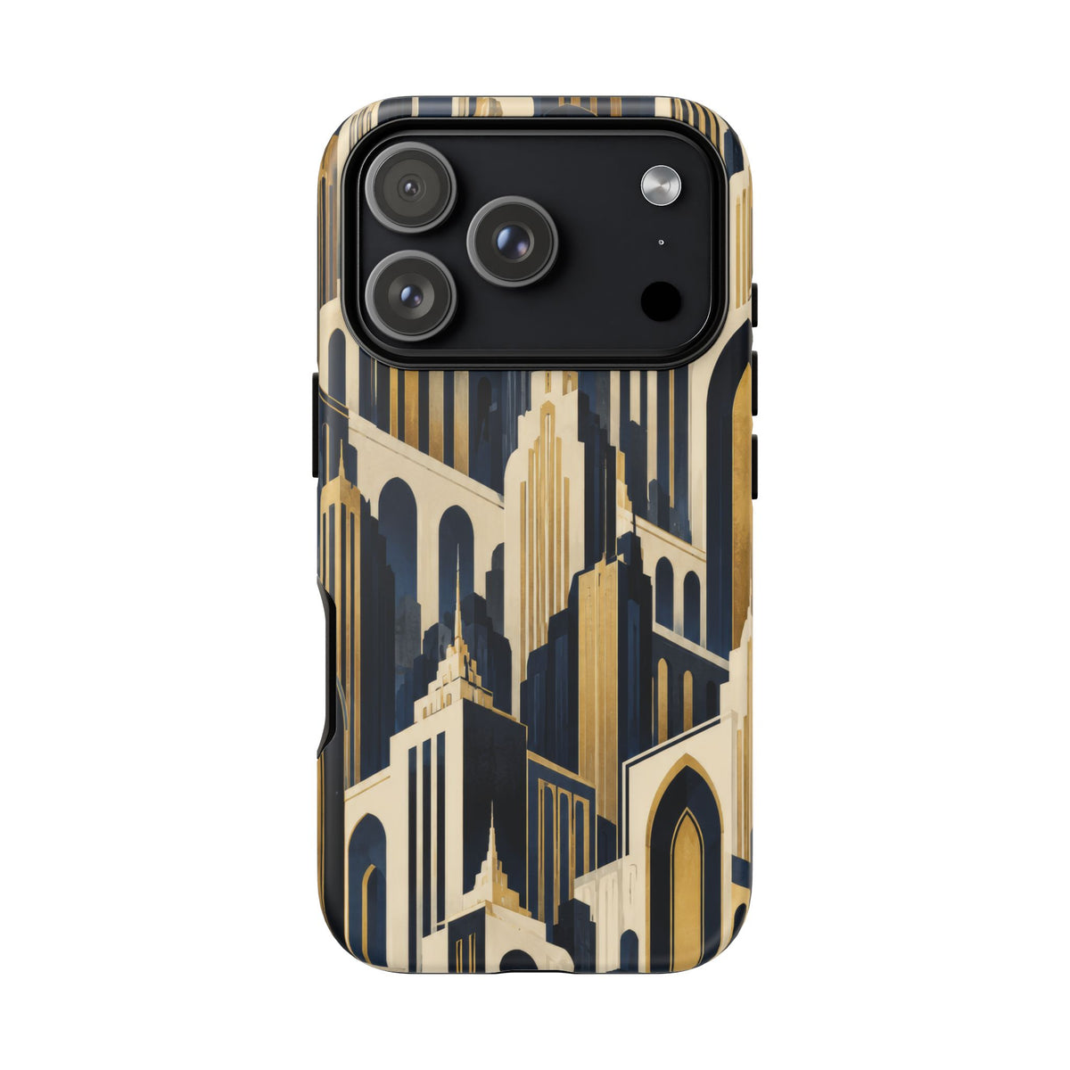 Midnight Metropolis iPhone Tough Case | art deco