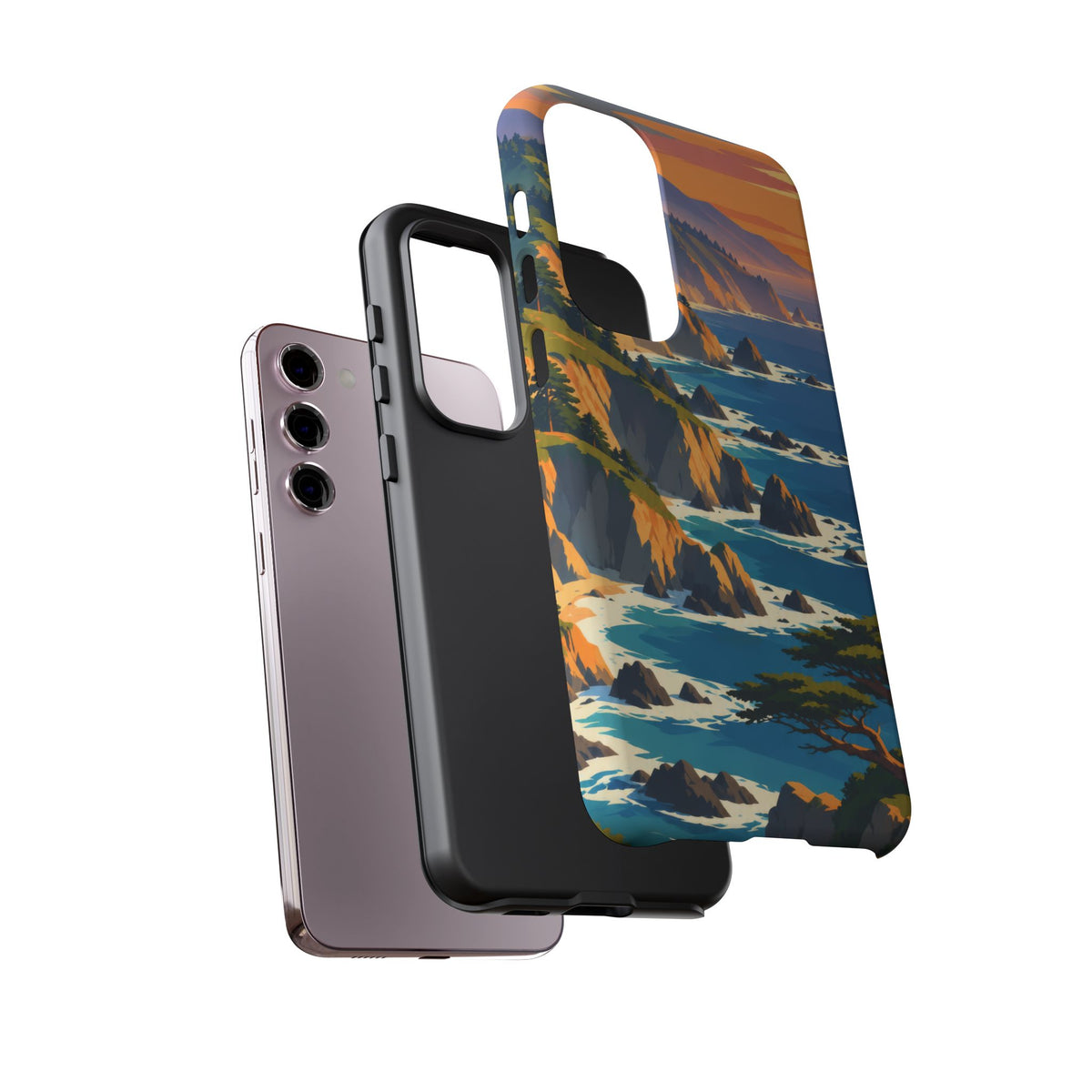 Big Sur — Cypress Coast Samsung Galaxy Tough Case