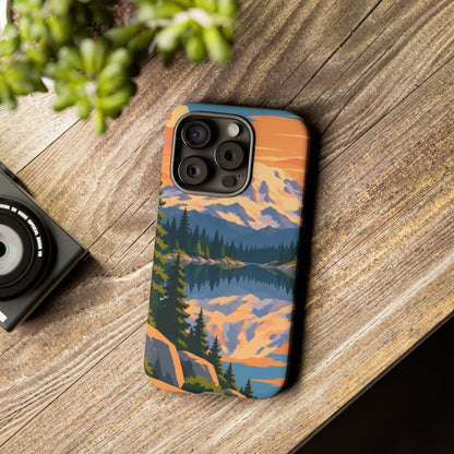 Mount Rainier — Mirror Dawn iPhone Tough Case