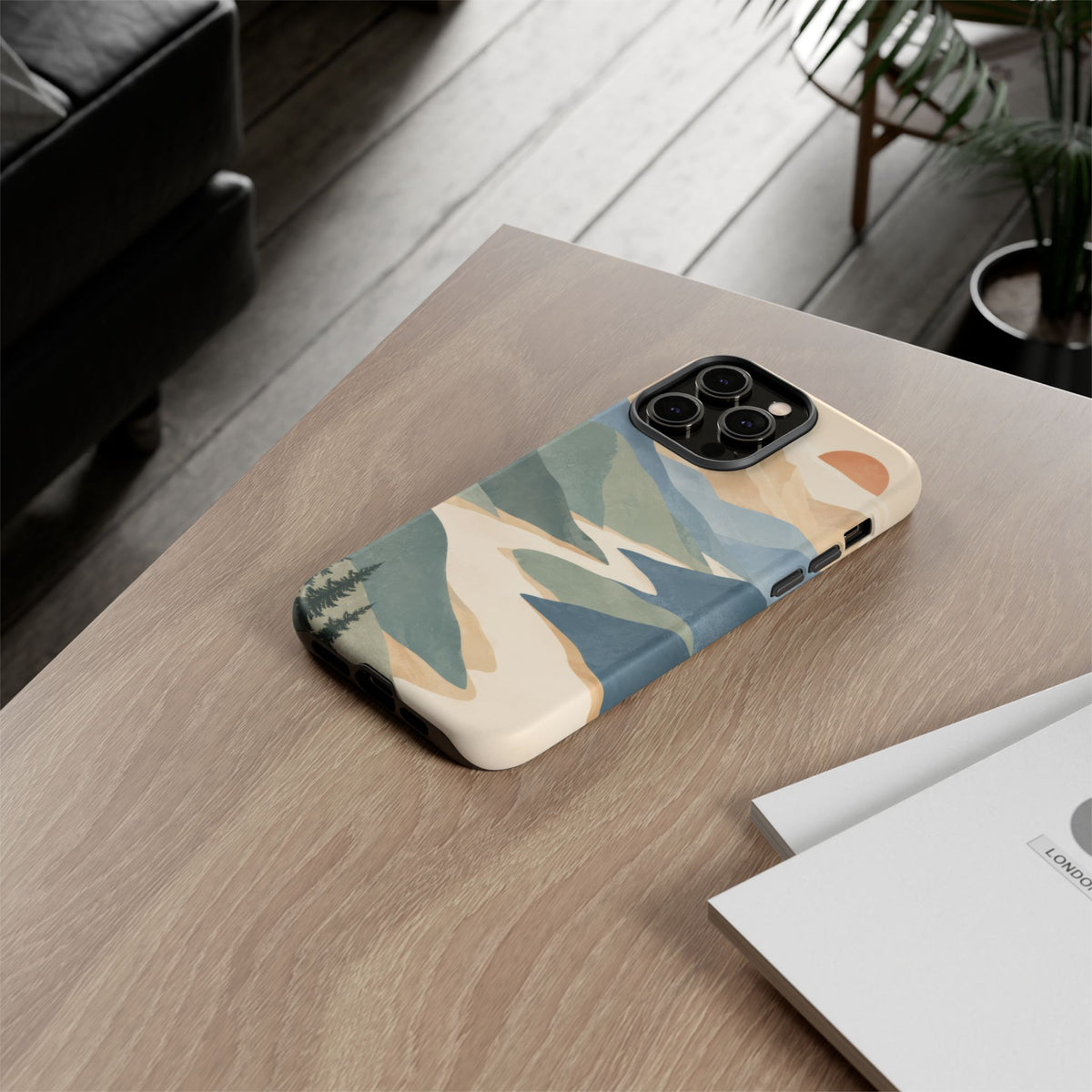 Quiet Pass iPhone Tough Case | mountain river