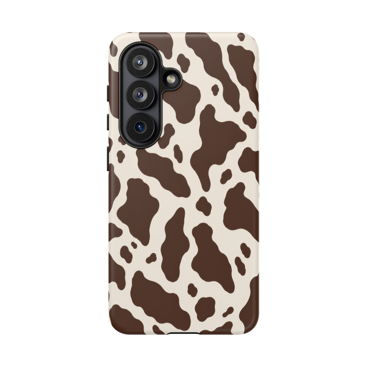 Cocoa Ranch Samsung Galaxy Tough Case | Brown Cow Print