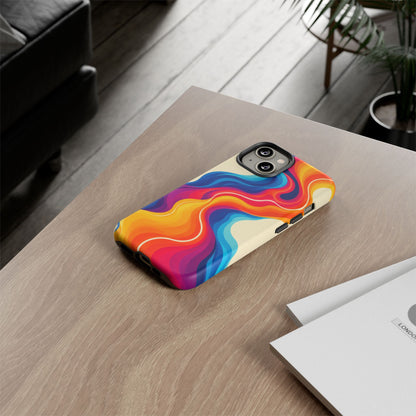 Electric Tide iPhone Tough Case | psychedelic wave