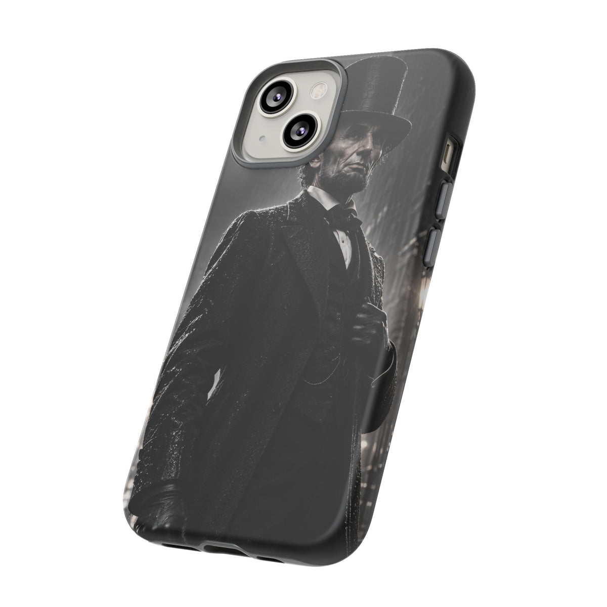 Abe after Midnight iPhone Tough Case | noir lincoln