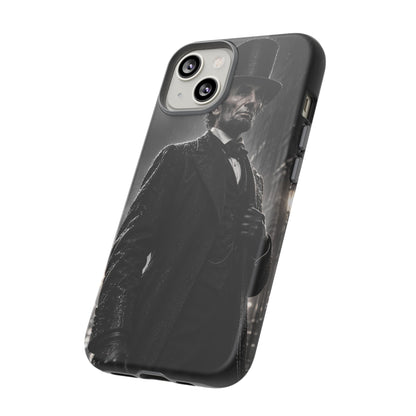 Abe after Midnight iPhone Tough Case | noir lincoln