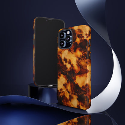 Amber Marble iPhone Tough Case | Amber Mosaic