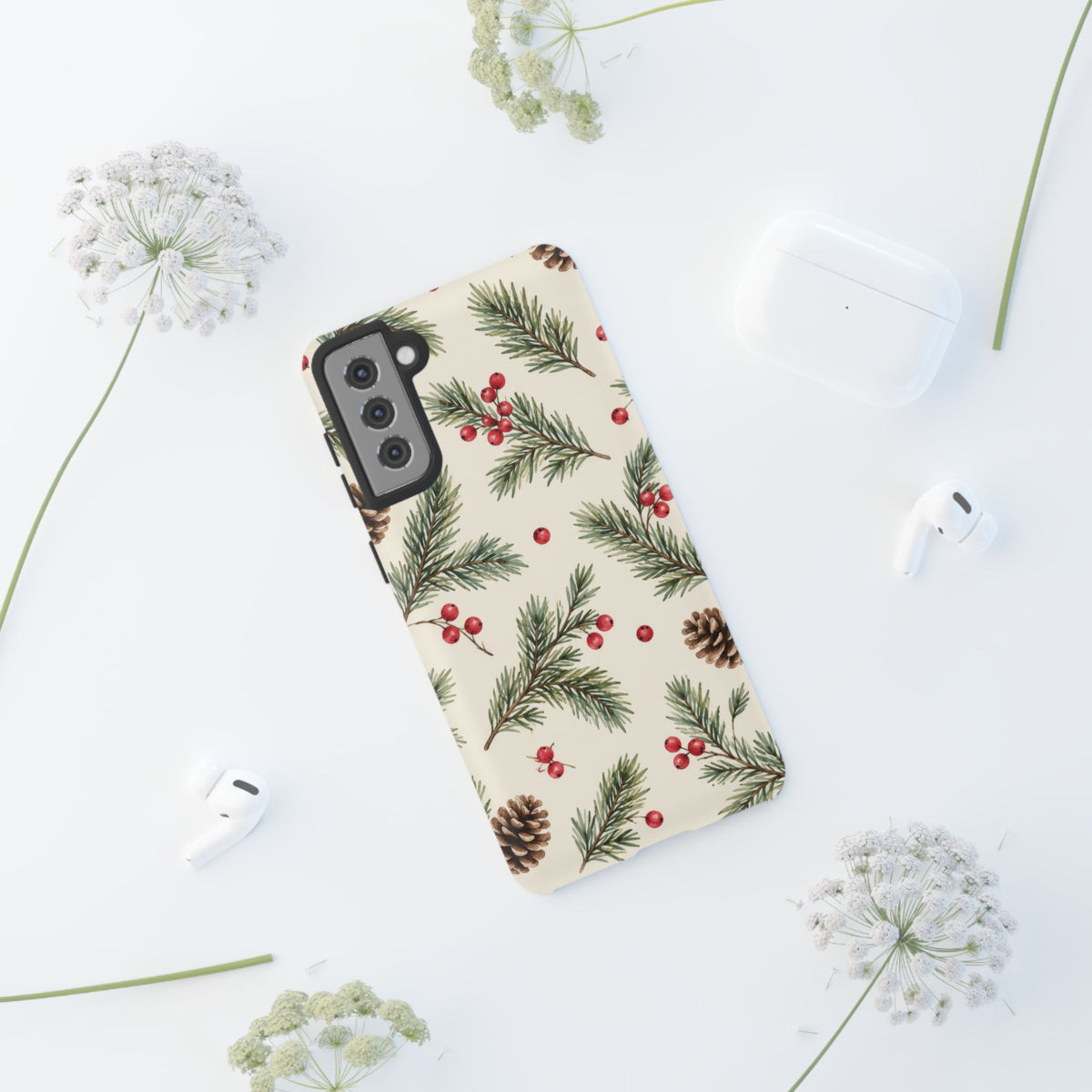 Evergreen Whisper Samsung Galaxy Tough Case | evergreen botanical