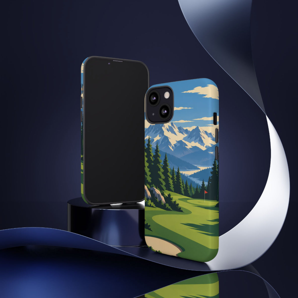 Mountain Golf — Alpine Fairway iPhone Tough Case