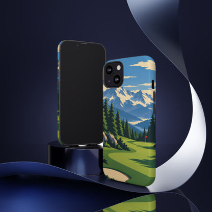 Mountain Golf — Alpine Fairway iPhone Tough Case