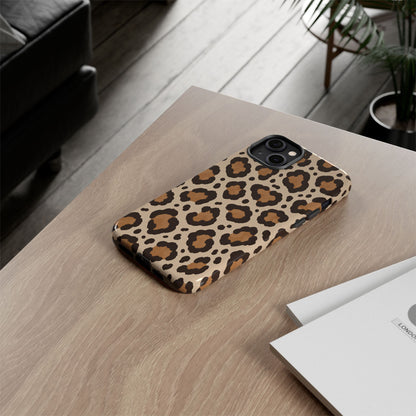 Leopard Print iPhone Tough Case | Cocoa Wildcat