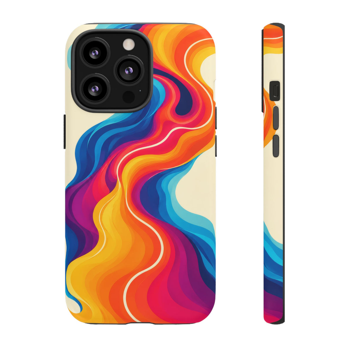 Electric Tide iPhone Tough Case | psychedelic wave
