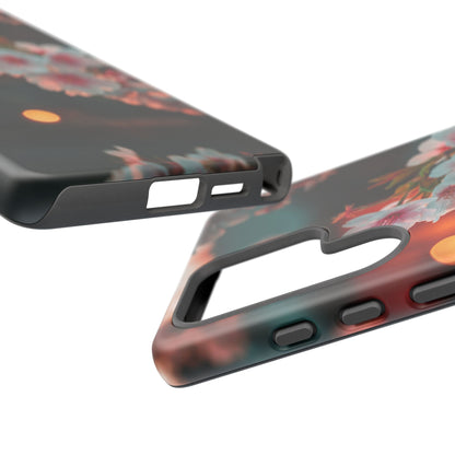 Kyoto Blossom Lanterns Samsung Galaxy Tough Phone Case