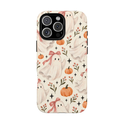 Blush Boo Social iPhone Tough Case | cute ghost