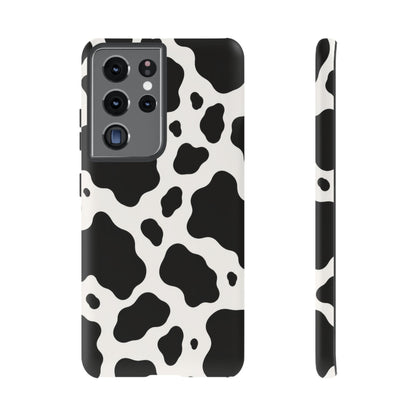 Classic Holstein Samsung Galaxy Tough Case | Black & White Cow Print