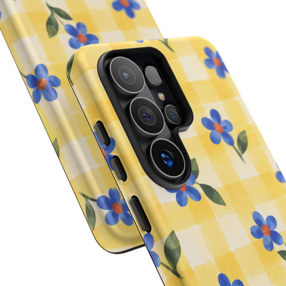 Buttercup Picnic Samsung Galaxy Tough Case | yellow gingham