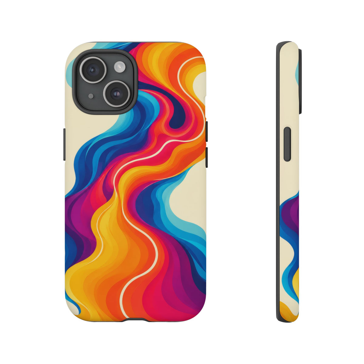 Electric Tide iPhone Tough Case | psychedelic wave