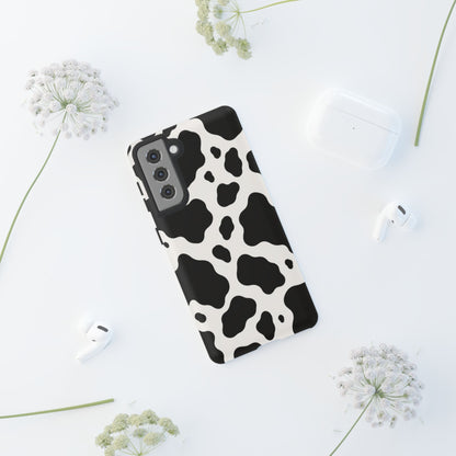 Classic Holstein Samsung Galaxy Tough Case | Black & White Cow Print