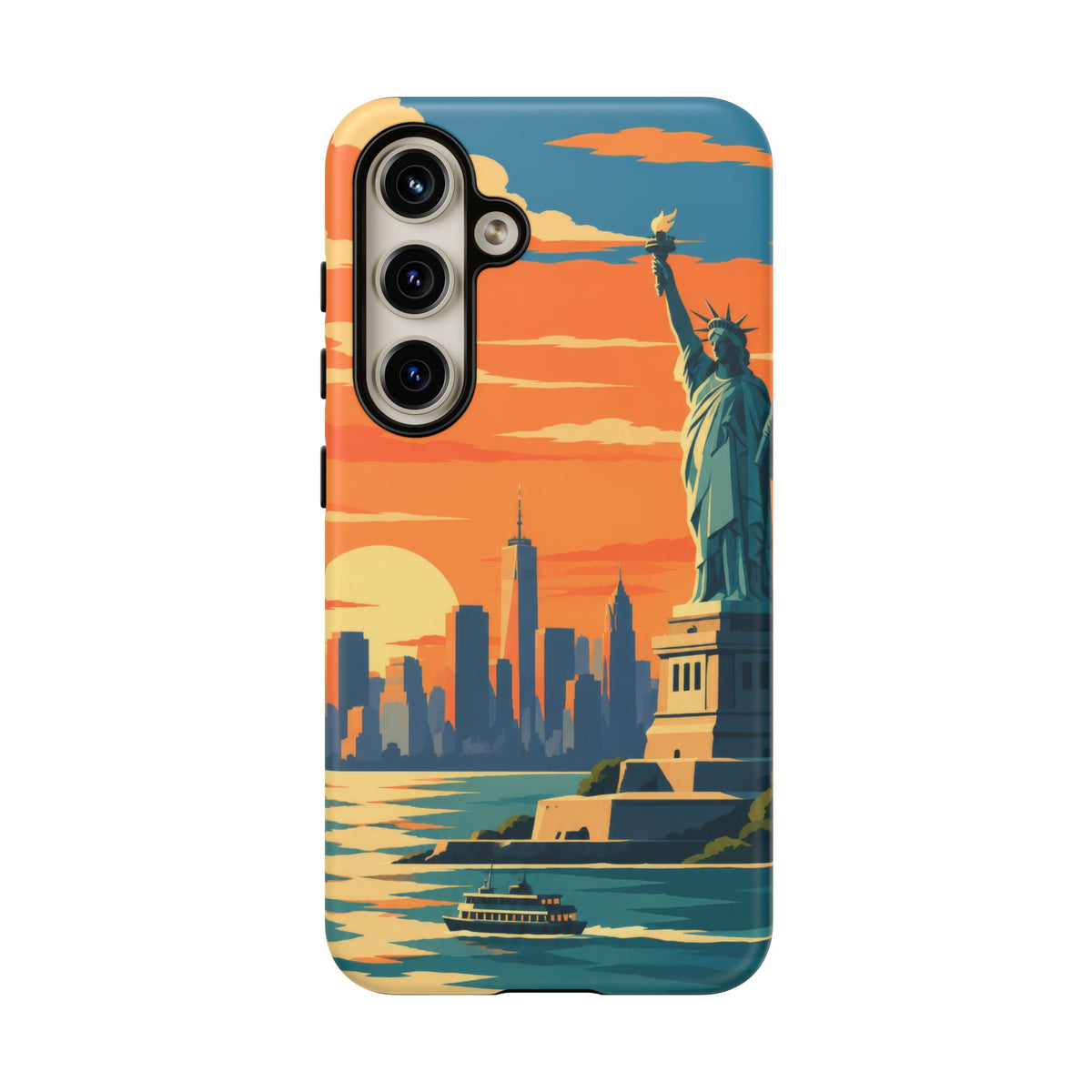 New York City — Harbor Liberty Samsung Galaxy Tough Case