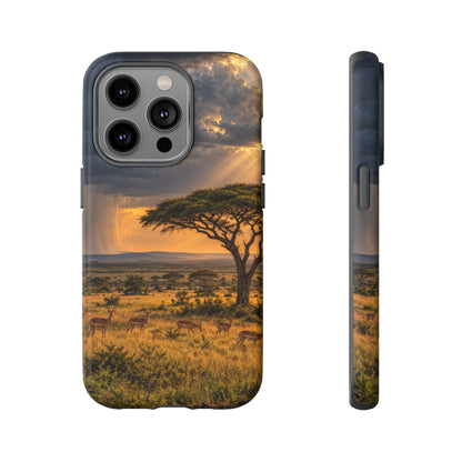 Stormlight on the Mara iPhone Tough Case | african storm