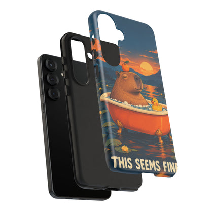 Minor Inconvenience Samsung Galaxy Tough Case | funny capybara