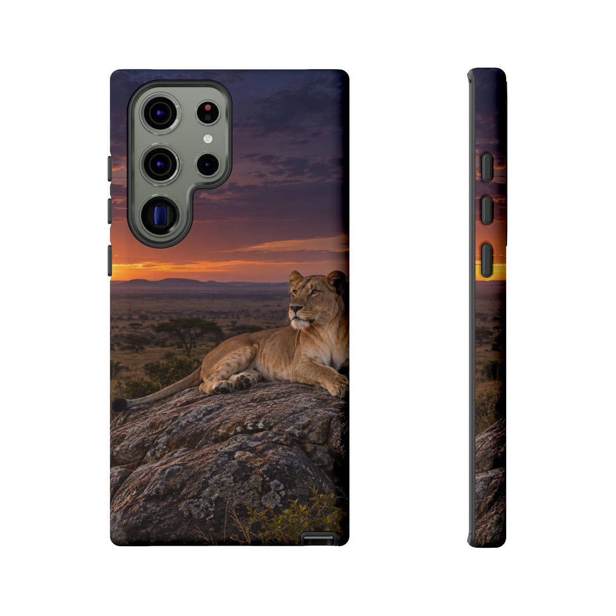 Lioness in the Blue Hour Samsung Galaxy Tough Case
