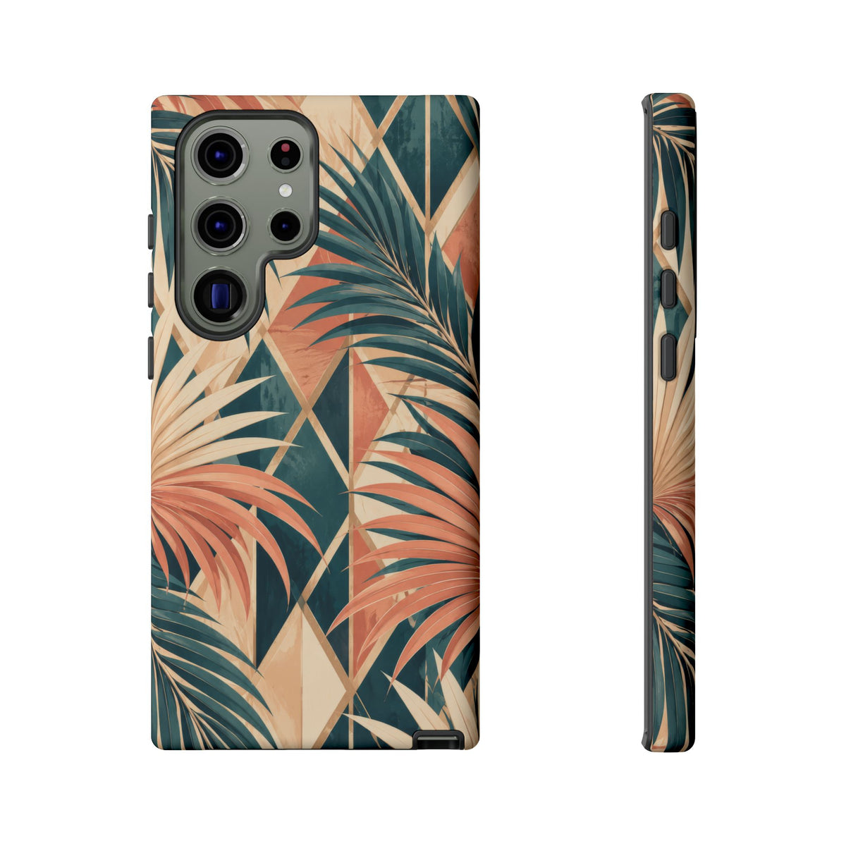 Coral Palm Pavilion Samsung Galaxy Tough Case | art deco