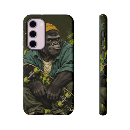 Concrete Jungle Samsung Galaxy Tough Case | Skater Gorilla Illustration