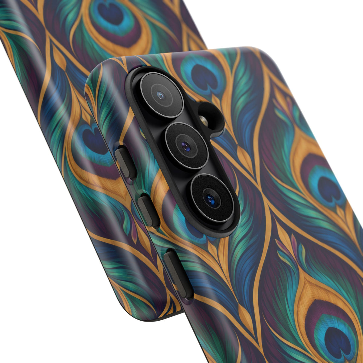 Peacock Nocturne Samsung Galaxy Tough Case | art deco