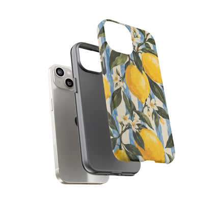 Riviera Lemons iPhone Tough Case | lemon print