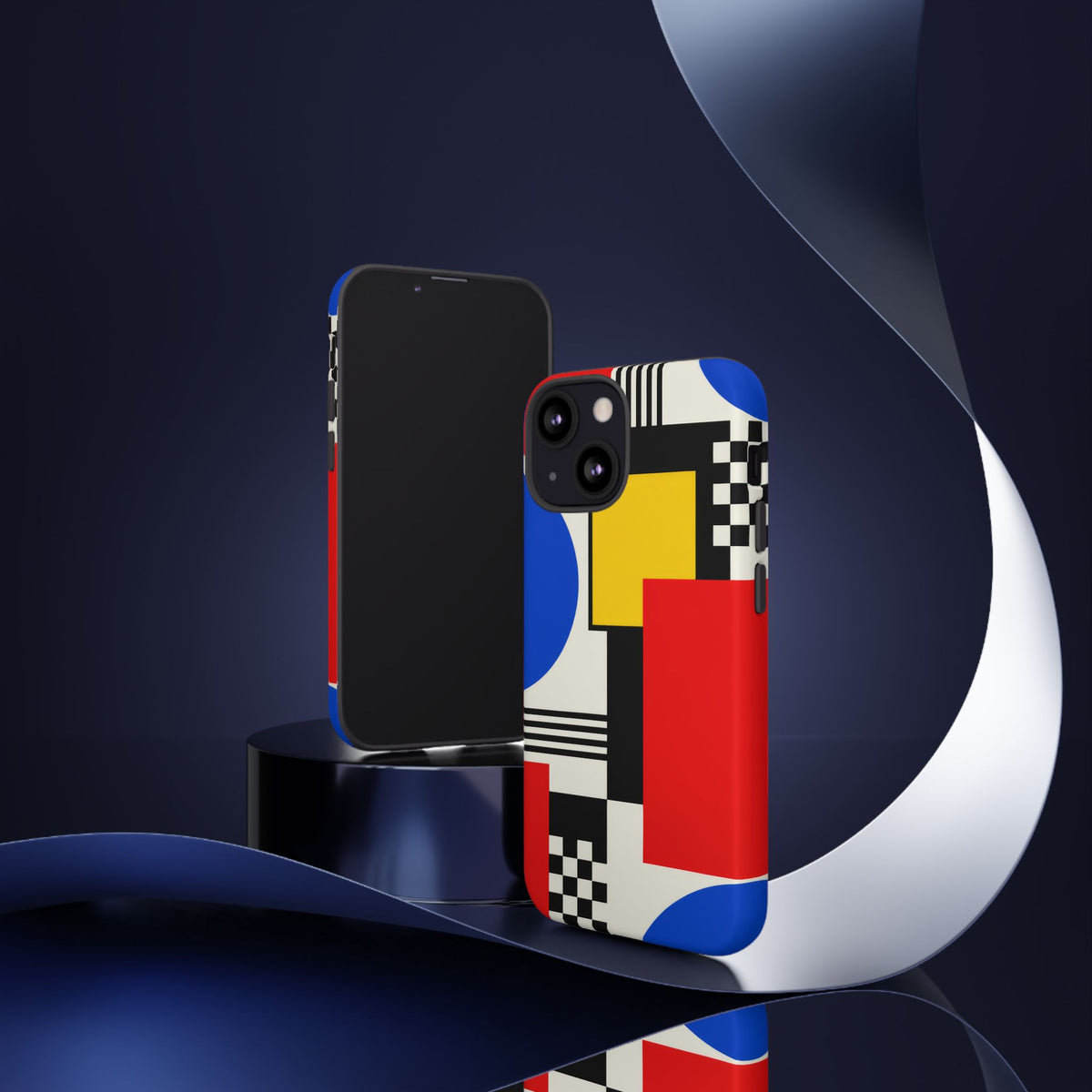 Primary Frequency iPhone Tough Case | Primary Color Geometry