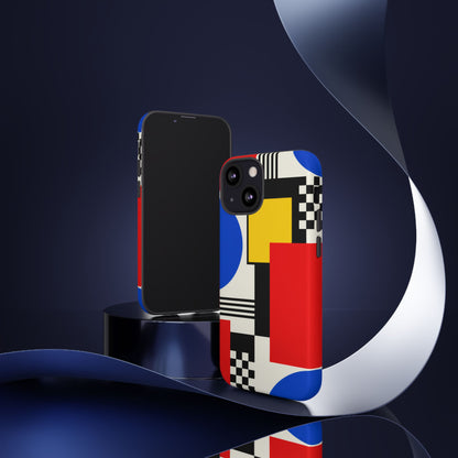 Primary Frequency iPhone Tough Case | Primary Color Geometry