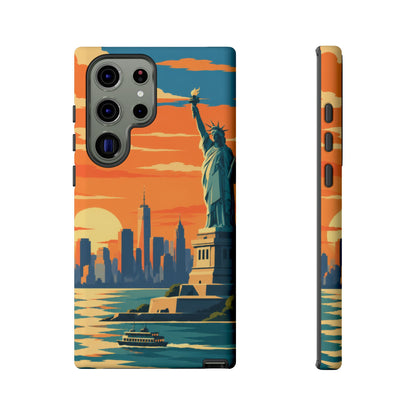 New York City — Harbor Liberty Samsung Galaxy Tough Case