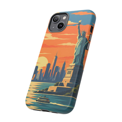 New York City — Harbor Liberty iPhone Tough Case