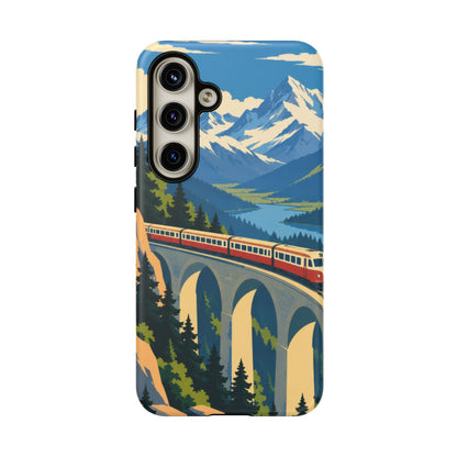 Travel by Train — Alpine Express Samsung Galaxy Tough Case | train travel