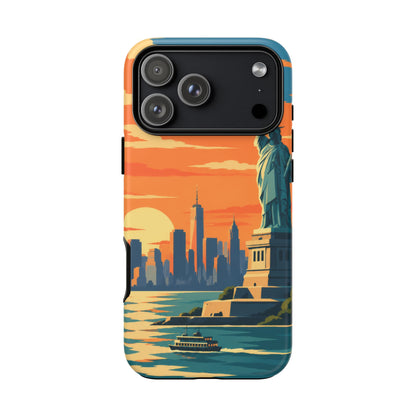 New York City — Harbor Liberty iPhone Tough Case