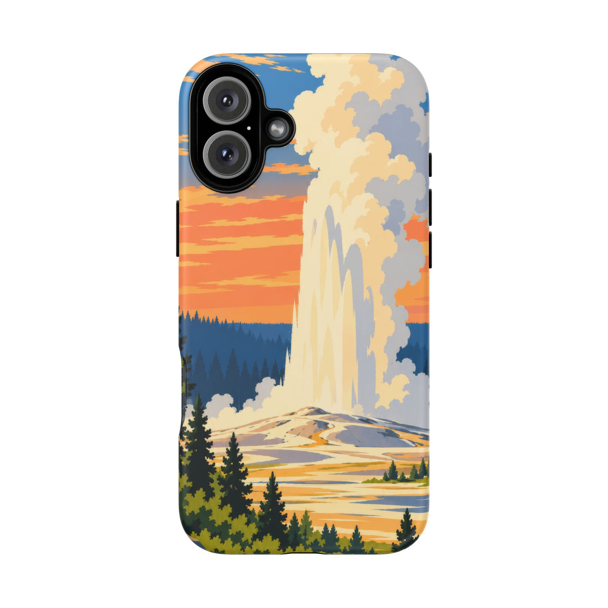 Yellowstone — Geyser Dawn iPhone Tough Case