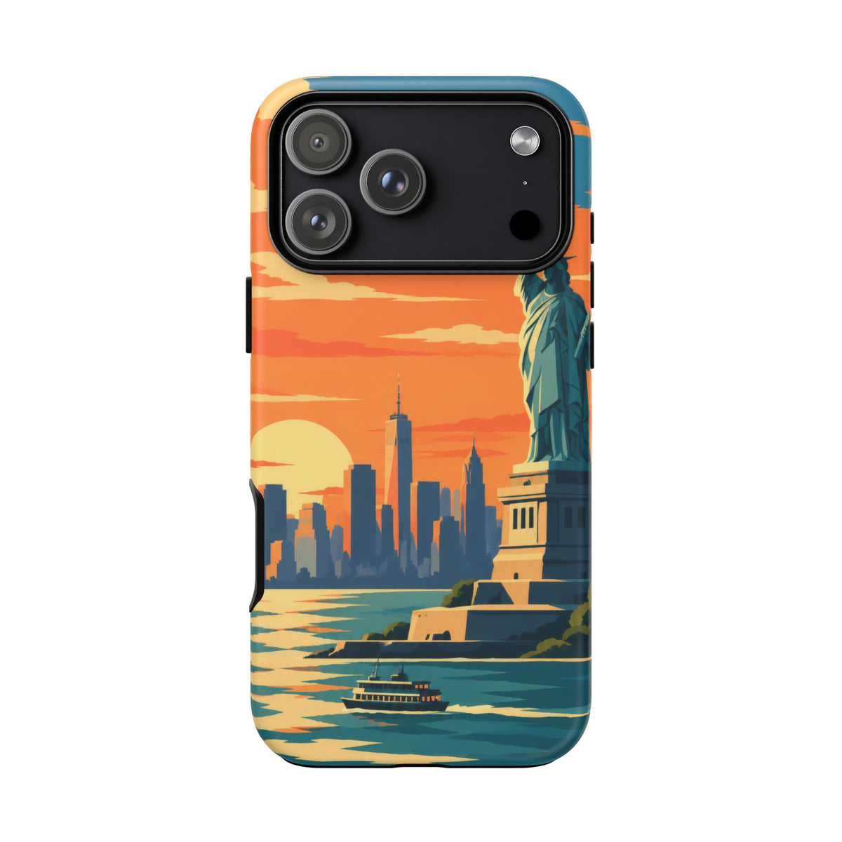 New York City — Harbor Liberty iPhone Tough Case