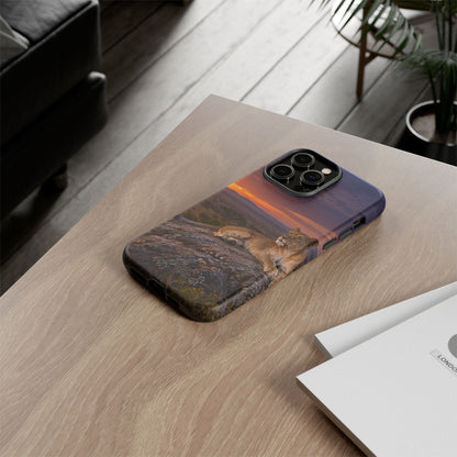 Lioness in the Blue Hour iPhone Tough Case